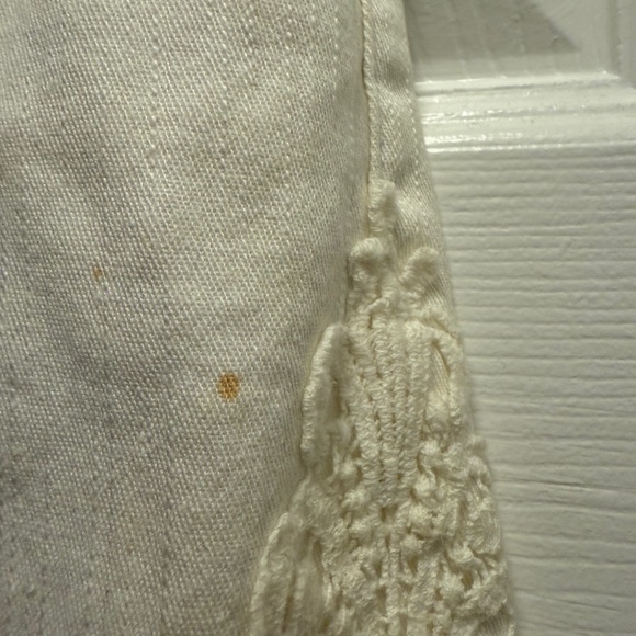 Ambiance Apparel White Jean Shorts (Size Medium) Good Condition (2 Small Stains) - Picture 2 of 6